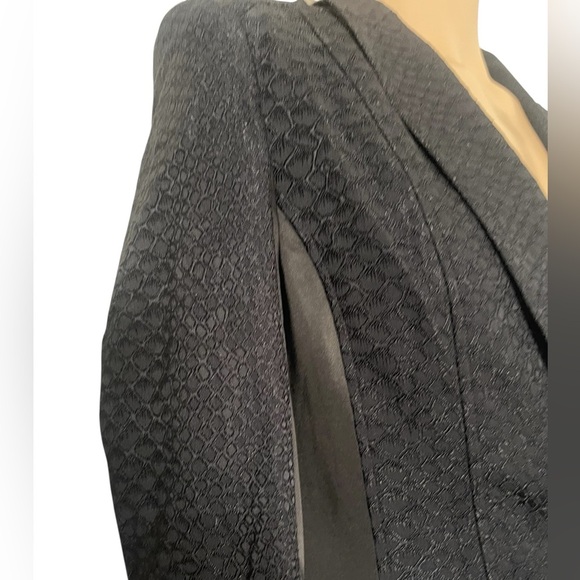 Cache Women’s Textured Black Blazer Size 8 - Picture 5 of 14